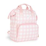 Mochila Maternidade Multifuncional Vichy Rosa - Just Baby