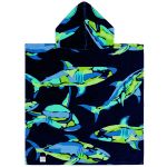 Toalha Poncho de Praia atoalhado Dinos -  Tip Top