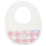 Kit 2 Babadores em atoalhado Urso Vichy Rosa - AC Baby