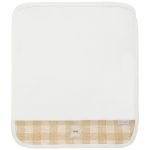 Kit 2 paninhos de boca em algodão egípcio Urso Vichy Bege - AC Baby