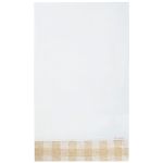 Kit 3 Paninhos de Boca em fralda Urso Vichy Bege - AC Baby