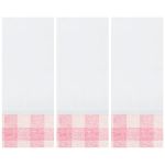 Kit 3 Paninhos de Boca em fralda Urso Vichy Rosa - AC Baby