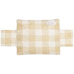 Bolsinha Térmica de Sementes para Cólica Urso Vichy Bege - AC Baby
