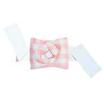 Bolsinha Térmica de Sementes para Cólica Urso Vichy Rosa - AC Baby