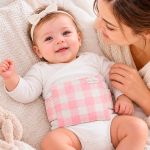 Bolsinha Térmica de Sementes para Cólica Urso Vichy Rosa - AC Baby
