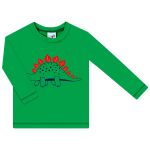 Conjunto de banho Dinossaurinhos: Camiseta Surfista + Boné + Sunga - Tip Top