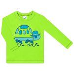 Conjunto de banho Tartaruguinhas: Camiseta Surfista + Sunga - Tip Top