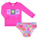 Conjunto de banho Lovely: Camiseta Surfista + Calcinha - Tip Top
