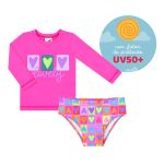 Conjunto de banho Lovely: Camiseta Surfista + Calcinha - Tip Top