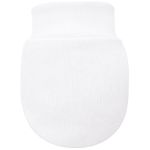 Kit 2 Pares de luvas em algodão egípcio Branco - Bibe