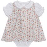 Vestido c/ Body Gola em algodão Liberty - Bibe
