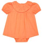 Body Vestido c/ Gola em linem Pêssego - Bibe