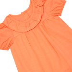 Body Vestido c/ Gola em linem Pêssego - Bibe