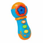 Microfone Baby Luz e Som Azul (6m+) - Pais e Filhos