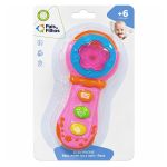 Microfone Baby Luz e Som Rosa (6m+) - Pais e Filhos