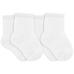 Kit 2 Meias Soquete Cano Médio Branco - Lupo
