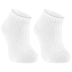 Kit 2 Meias Soquete Cano Médio Branco - Lupo