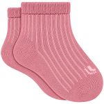Kit 2 Meias Soquete Cano Médio Rosa Rosé - Lupo