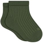 Kit 2 Meias Soquete Cano Médio Caqui Verde - Lupo