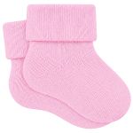 Meia Soquete recém-nascido Cano Médio Rosa - Lupo