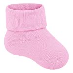 Meia Soquete recém-nascido Cano Médio Rosa - Lupo