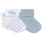 Kit 2 Meias Soquete recém-nascido Cano Médio Elefante - Lupo