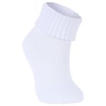 Meia Soquete atoalhada Cano Médio Branco - Lupo