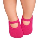Meia Sapatilha Antiderrapante atoalhada Rosa Fruti - Lupo