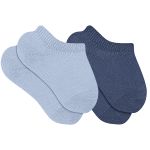 Kit 2 Meias Sapatilha Básica Azul Marinho - Lupo