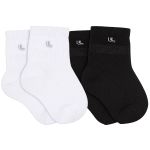 Kit 2 Meias Soquete Cano Médio Branco Preto - Lupo