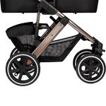 Travel System: Salsa 4 Diamond Dolphin + Bebê Conforto Tulip + Base Isofix + Adaptadores (0-15kg) - ABC Design