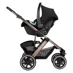 Travel System: Salsa 4 Diamond Dolphin + Bebê Conforto Tulip + Base Isofix + Adaptadores (0-15kg) - ABC Design