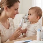 Kit Pente e Escova Azul (0m+) - Pais e Filhos