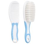 Kit Pente e Escova Azul (0m+) - Pais e Filhos