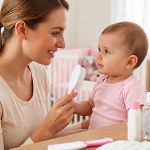 Kit Pente e Escova Rosa (0m+) - Pais e Filhos