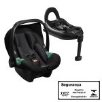 Bebê Conforto + Base Isofix Tulip Deep Black (0-13kg) - ABC Design