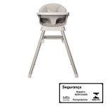 Cadeira de Alimentação 5 em 1 Cinza (6m+) - Buba
