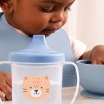 Copo de Treinamento com Alças 180ml Gatinho (6m+) - Buba