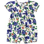 Macacão curto em cotton Mirtilo - Up Baby