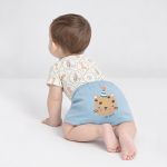Body curto c/ Bermuda em suedine Circo - Up Baby