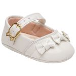 Sapatilha Batizado Boneca Lacinhos Branco - Pimpolho