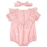 Body Romper Banho de Sol c/ Faixa de Cabelo em tricoline Paris - Tip Top