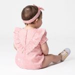 Body Romper Banho de Sol c/ Faixa de Cabelo em tricoline Paris - Tip Top