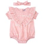Body Romper Banho de Sol c/ Faixa de Cabelo em tricoline Paris - Tip Top