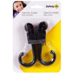 Gancho Duplo para Carrinho de Bebê Black - Safety 1st
