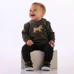 Calça em molecotton Preto - Up Baby