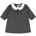 Vestido longo c/ Golinha em jacquard Preto Pati Nicki - Up Baby