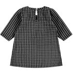 Vestido longo c/ Golinha em jacquard Preto Pati Nicki - Up Baby