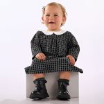 Vestido longo c/ Golinha em jacquard Preto Pati Nicki - Up Baby
