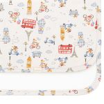 Manta em suedine Londres Paris - Up Baby